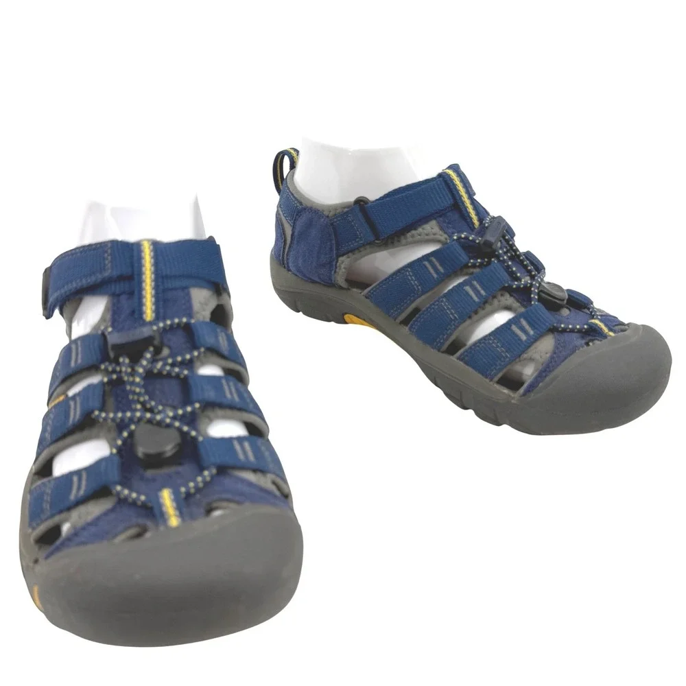 Keen Newport H2 Sport Sandals Kids Size 4 Blue Waterproof Hiking Water Shoes